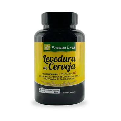 Levedura De Cerveja Amazon Ervas 500Mg 400Comprimidos